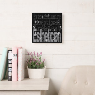 Esthetician Extraordinaire Square Wall Clock