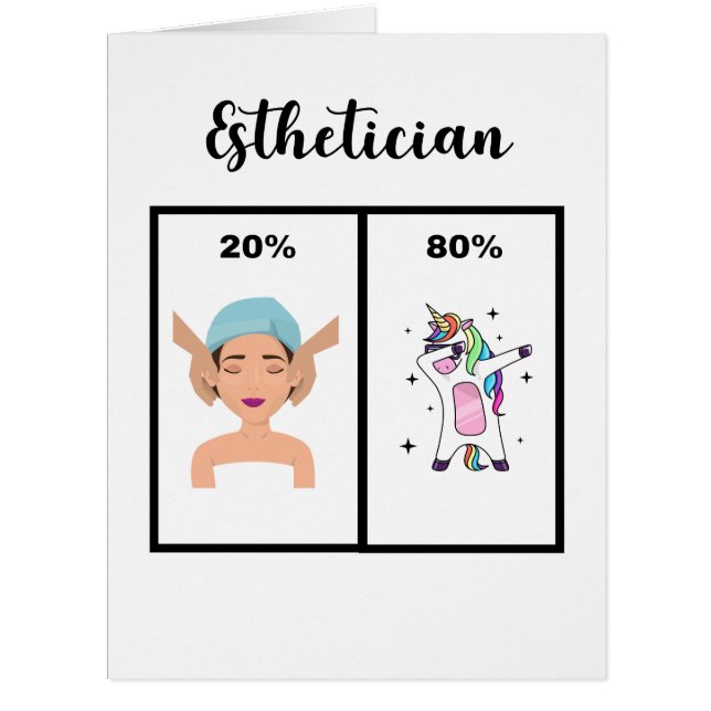 Esthetician Gift for Skincare Pros Cards (Front)