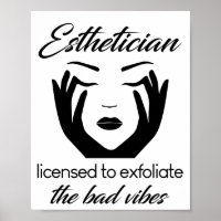 Esthetician Licensed To Exfoliate