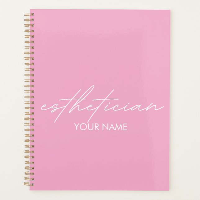 Esthetician Notebook - Personalized Gift (Front)