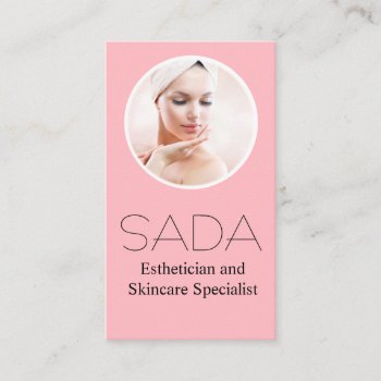 Esthetician Skincare Specialist Business Card by olicheldesign at Zazzle