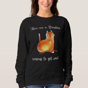 Esthetician Waxing Pun Brazilian Reasons To Get Wa Sweatshirt