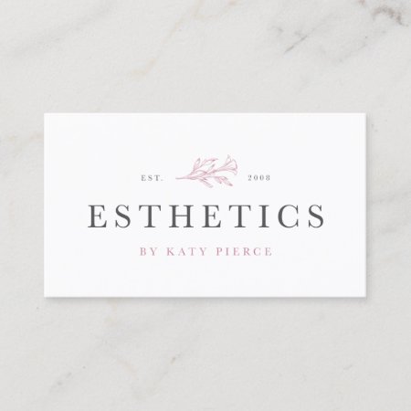 Esthetics By Katy Business Card