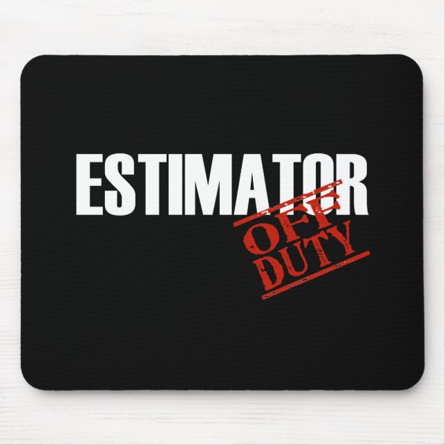 ESTIMATOR DARK MOUSE PAD (Front)