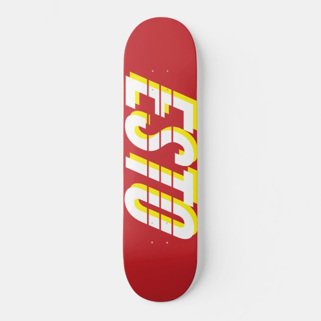 esto skateboard deck 8" (Front)