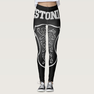 Estonia  Coat of Arms Leggings
