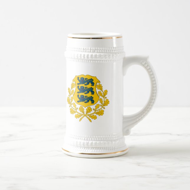 Estonia Coat of Arms Mug (Right)