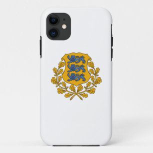 Estonia country coat arms symbol emblem flag iPhone 11 case