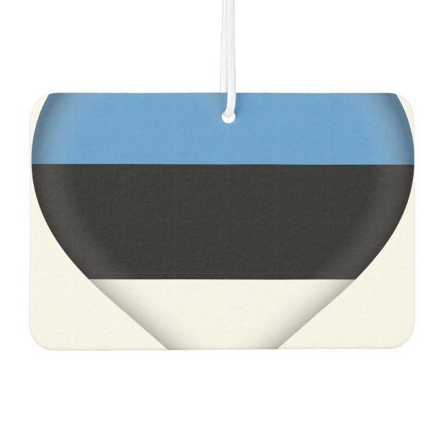Estonia (Estonian) Flag Air Freshener (Front)
