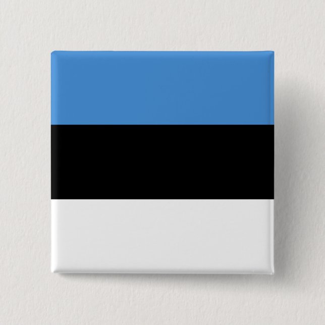 Estonia (Estonian) Flag Button (Front)