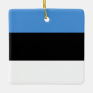 Estonia (Estonian) Flag Ceramic Ornament