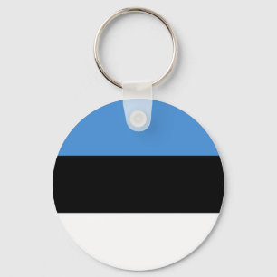 Estonia (Estonian) Flag Keychain
