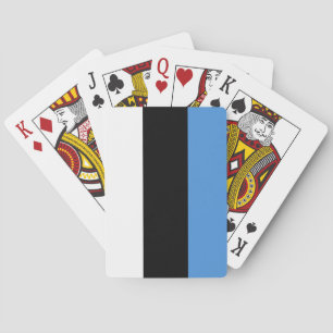 Estonia (Estonian) Flag Poker Cards