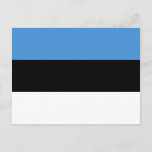 Estonia (Estonian) Flag Postcard