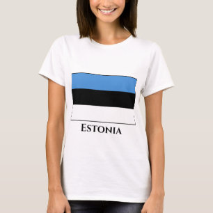Estonia (Estonian) Flag T-Shirt