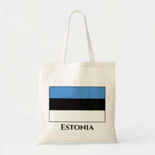 Estonia (Estonian) Flag Tote Bag