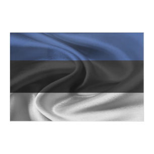 Estonia Flag Acrylic Print