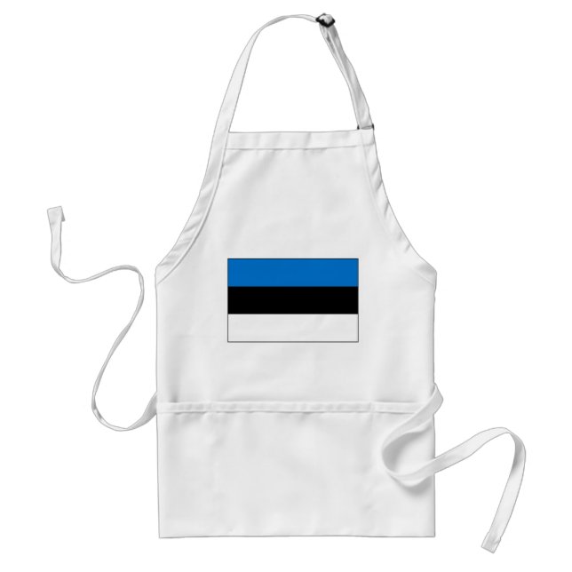 Estonia Flag Adult Apron (Front)