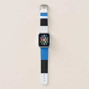 Estonia flag apple watch band