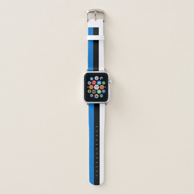 Estonia Flag Apple Watch Band (Front)