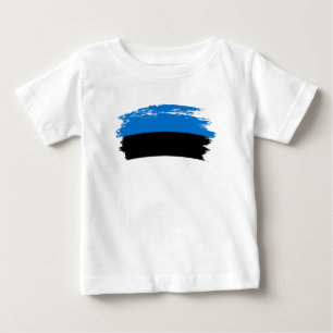 Estonia flag baby T-Shirt