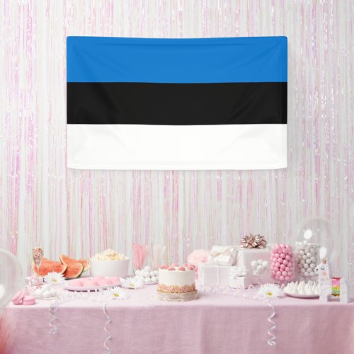 Estonia flag banner