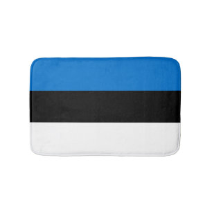 Estonia flag bath mat