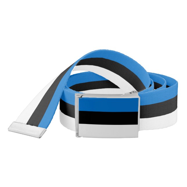 Estonia flag belt (Snake)
