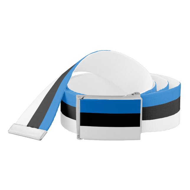 Estonia Flag Belt (Snake)