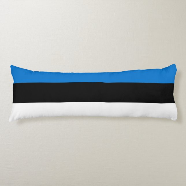 Estonia Flag Body Pillow (Front)