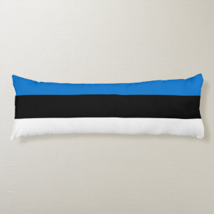 Estonia flag body pillow