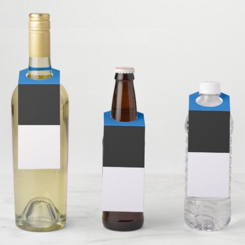 Estonia flag bottle hanger tag