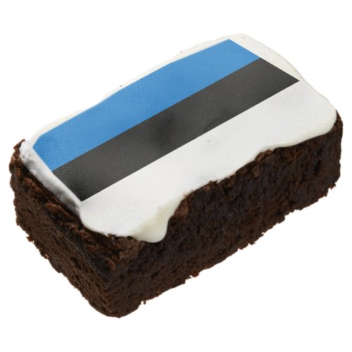 Estonia flag brownie