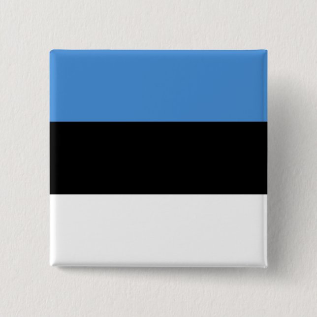 Estonia Flag Button (Front)