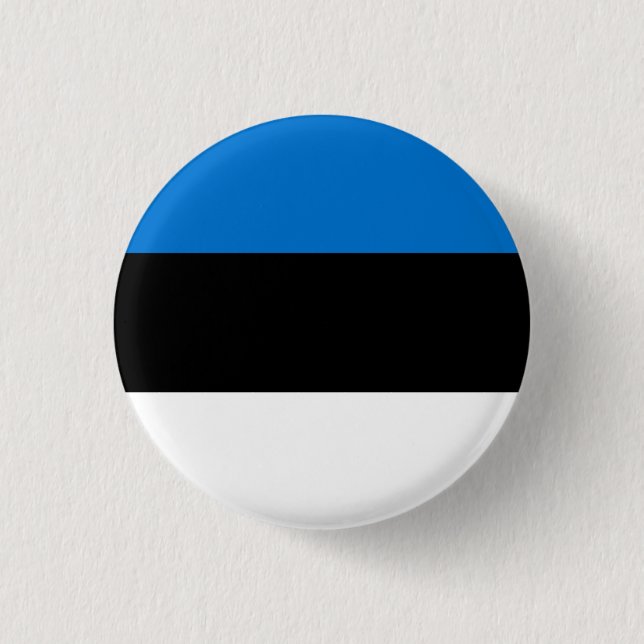 Estonia Flag Button (Front)