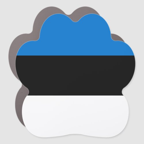 Estonia flag car magnet