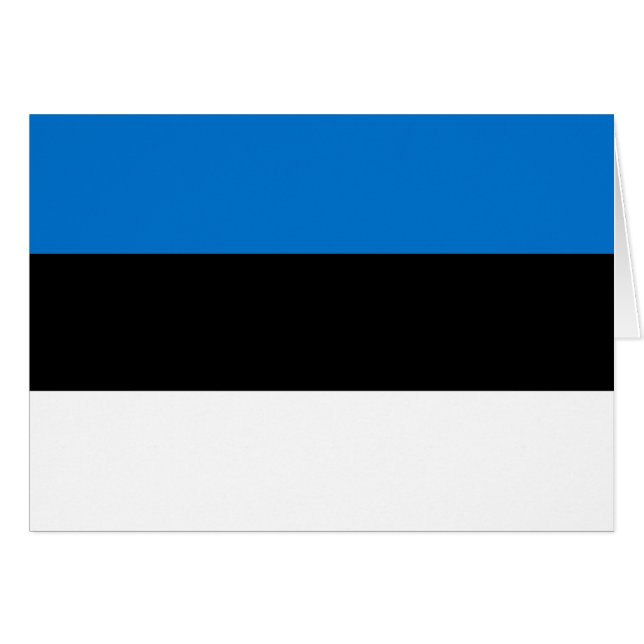 Estonia Flag Cards (Front Horizontal)