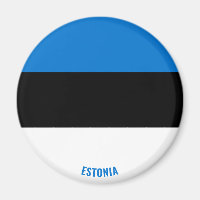 Estonia Flag Charming Patriotic Magnet