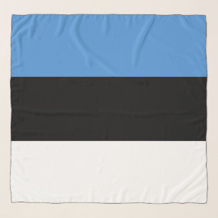 Estonia flag Chiffon Scarf