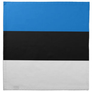 Estonia flag cloth napkin