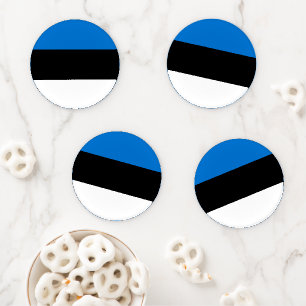 Estonia flag coaster set