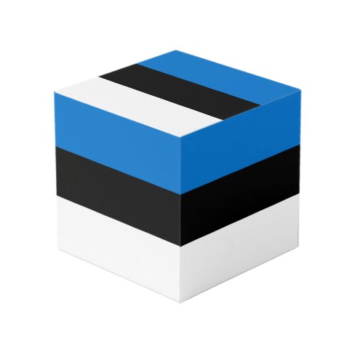 Estonia flag cube