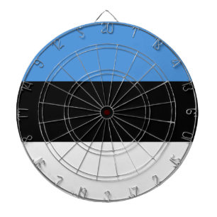 Estonia Flag Dart Board
