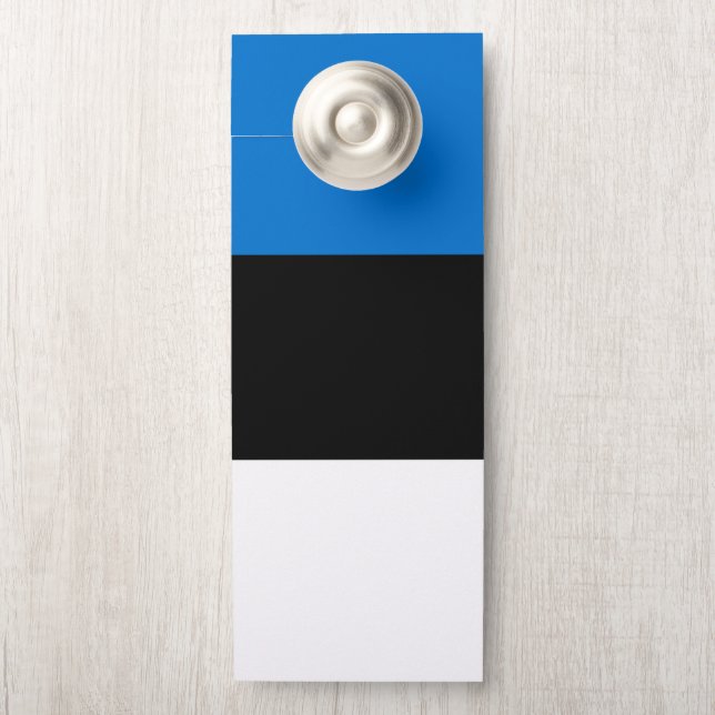 Estonia flag door hanger (On Knob)