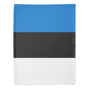 Estonia flag duvet cover