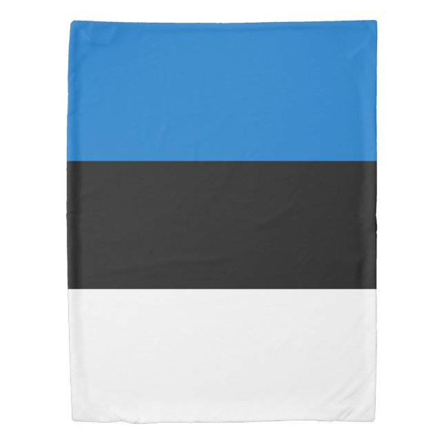 Estonia flag duvet cover (Front)