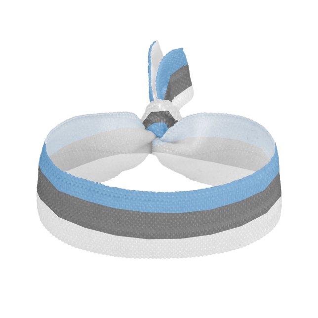 Estonia Flag Elastic Hair Tie (Front)