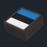 Estonia Flag Gift Box<br><div class="desc">Patriotic flag of Estonia.</div>