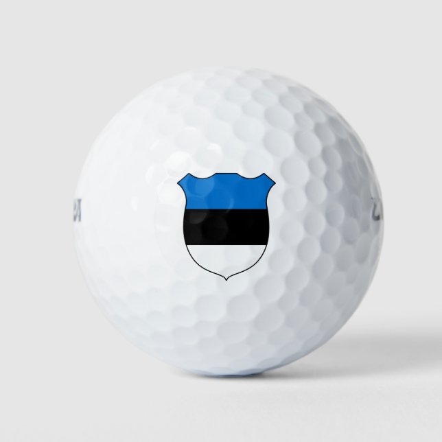 Estonia Flag Grand Patriotic Golf Balls (Front)