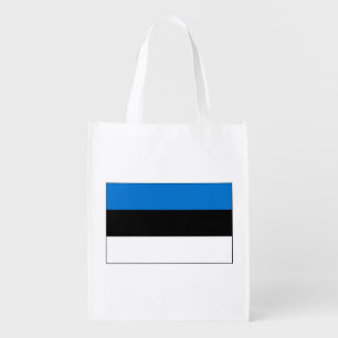 Estonia Flag Grocery Bag